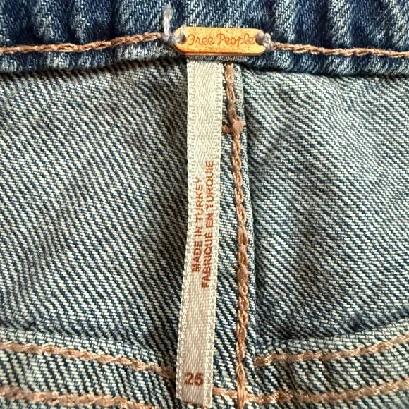 Free People Wynne Denim Mini Skirt - Picture 3 of 4